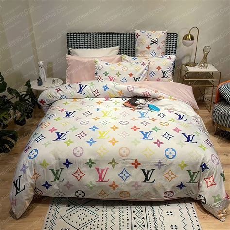 louis vuitton bed sheet|louis vuitton bedspread set.